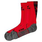 ERIMA CALCETÍN DE ENTRENAMIENTO, ROJO-NEGRO UNISEX.