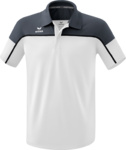 ERIMA CHANGE POLO-SHIRT, WHITE-SLATE GREY-BLACK MEN.