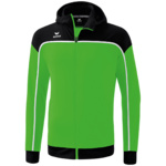 ERIMA CHANGE TRAINING JACKET WITH HOOD, GREEN-BLACK-WHITE KIDS.