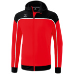 ERIMA CHANGE TRAINING JACKET WITH HOOD, RED-BLACK-WHITE KIDS.