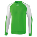 ERIMA ESSENTIAL 5-C SWEATSHIRT, GREEN-WHITE KIDS.