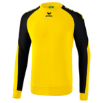 ERIMA ESSENTIAL 5-C SWEATSHIRT, YELLOW-BLACK KIDS.