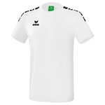 ERIMA ESSENTIAL 5-C T-SHIRT SHORT SLEEVE, WHITE-BLACK KIDS.