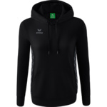 ERIMA ESSENTIAL TEAM HOODY, BLACK-SLATE GREY WOMEN.