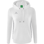 ERIMA ESSENTIAL TEAM HOODY, WHITE-GREY MONUMENT WOMEN.