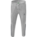 ERIMA ESSENTIAL TEAM SWEATPANTS, LIGHT GREY MARL-SLATE GREY KIDS.