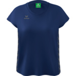 ERIMA ESSENTIAL TEAM T-SHIRT, NEW NAVY-SLATE GREY WOMEN.