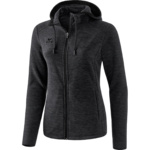 ERIMA FLEECE JACKET, BLACK WOMEN.