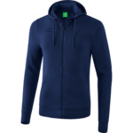 ERIMA HOODED SWEAT JACKET, NEW NAVY MEN.