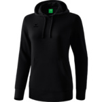 ERIMA HOODED SWEATSHIRT, BLACK WOMEN.