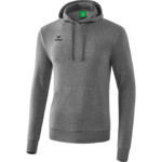 ERIMA HOODED SWEATSHIRT, GREY MARL MEN.