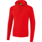 ERIMA HOODED SWEATSHIRT, RED MEN.