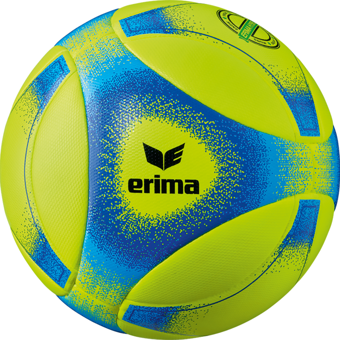 ERIMA HYBRID MATCH SNOW FOOTBALL BALL, YELLOW-BLUE SIZE 5.
