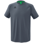 ERIMA LIGA STAR TRAINING T-SHIRT, SLATE GREY-BLACK UNISEX.