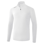 ERIMA NECK JUMPER LONG SLEEVE POLO, WHITE MEN.