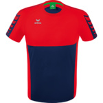 ERIMA SIX WINGS JERSEY SHORT SLEEVE, NEW NAVY-RED KIDS.