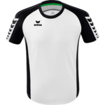 ERIMA SIX WINGS JERSEY SHORT SLEEVE, WHITE-BLACK KIDS.