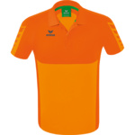 ERIMA SIX WINGS POLO-SHIRT, NEW ORANGE-ORANGE MEN.