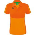 ERIMA SIX WINGS POLO-SHIRT, NEW ORANGE-ORANGE WOMEN.