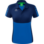 ERIMA SIX WINGS POLO-SHIRT, NEW ROYAL-NEW NAVY WOMEN.