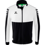 ERIMA SIX WINGS PRESENTATION JACKET, BLACK-WHITE MEN.