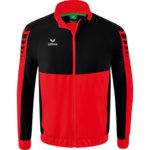 ERIMA SIX WINGS PRESENTATION JACKET, RED-BLACK KIDS.