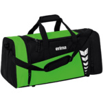 ERIMA SIX WINGS SPORTS BAG, GREEN-BLACK.