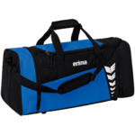 ERIMA SIX WINGS SPORTS BAG, NEW ROYAL-BLACK.