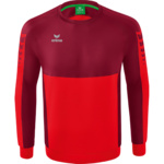 ERIMA SIX WINGS SWEATSHIRT, RED-BORDEAUX KIDS.