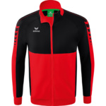 ERIMA SIX WINGS WORKER JACKET, RED-BLACK MEN.