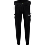 ERIMA SIX WINGS WORKER PANTS, BLACK-WHITE WOMEN.