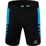 ERIMA SIX WINGS WORKER SHORTS, BLACK-CURACAO KIDS.