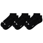 ERIMA SOCK LINERS, BLACK. (3 PAIRS).