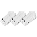 ERIMA SOCK LINERS, WHITE. (3 PAIRS).