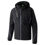 ERIMA SOFTSHELL JACKET FUNCTION, BLACK-ANTHRACITE KIDS.