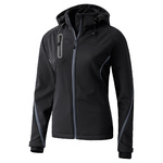 ERIMA SOFTSHELL JACKET FUNCTION, BLACK-ANTHRACITE MAN.