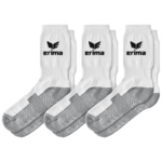 ERIMA SPORTS SOCKS, WHITE-BLACK (3 PAIRS).