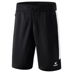 ERIMA SQUAD WORKER SHORTS, BLACK-WHITE MEN.