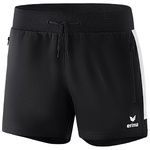 ERIMA SQUAD WORKER SHORTS, BLACK-WHITE WOMEN.