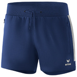 ERIMA SQUAD WORKER SHORTS, NAVY-SILVER GREY WOMEN.