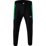 ERIMA TEAM PRESENTATION PANTS, BLACK-EMERALD KIDS.