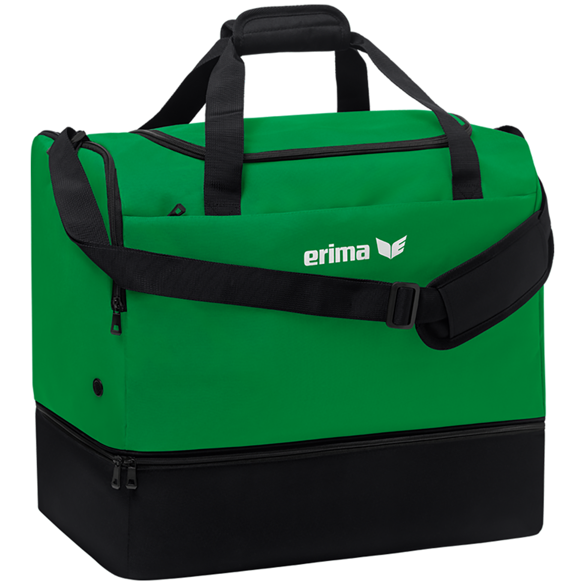 ERIMA TEAM SPORTS BAG WITH BOTTOM COMPARTMENT, EMERALD.