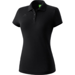 ERIMA TEAMSPORTS POLO-SHIRT, BLACK WOMEN.