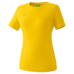 ERIMA TEAMSPORTS T-SHIRT, YELLOW LADIES.