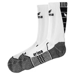 ERIMA TRAINING SOCKS, WHITE-BLACK UNISEX.