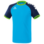 ERIMA ZENARI 3.0 JERSEY, CURACAO-NEW NAVY-GREEN GECKO KIDS.