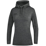 HOODED SWEATER JAKO PREMIUM BASICS, ANTHRACITE MELANGE WOMEN.