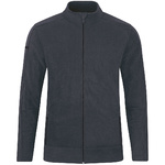 JAKO FLEECE JACKET, ANTHRACITE-BLACK MEN.