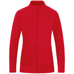 JAKO FLEECE JACKET, RED-WINE RED WOMEN.