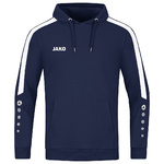 JAKO POWER HOODED JACKET, SEABLUE-WHITE KIDS.